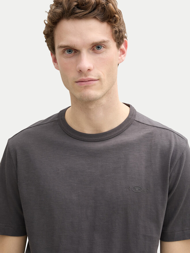 Tom Tailor Tom Tailor Marškinėliai 1045627 Pilka Regular Fit
