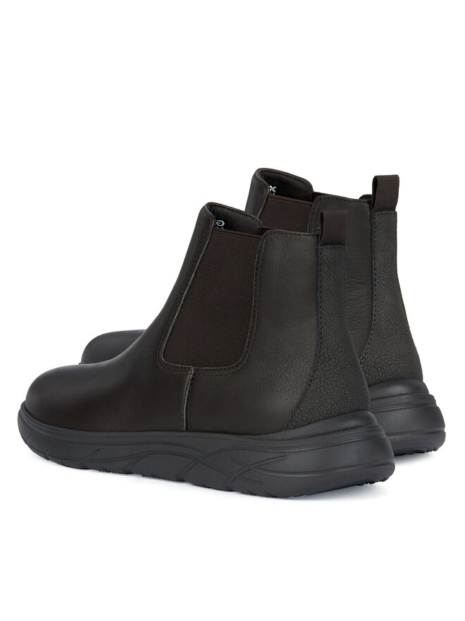 Geox Členková obuv s elastickým prvkom Geox U Portello U36E1A 00046 C6009 Hnedá