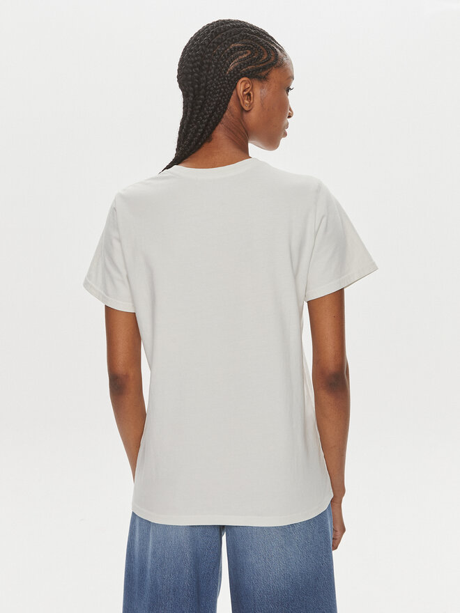 Wrangler Wrangler Camiseta 112350277 Écru Regular Fit