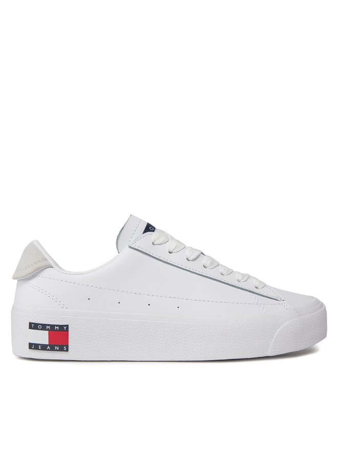 Tommy Jeans Sneakers Tommy Jeans Tjw Vulc Flatform Sneaker Ess EN0EN02509 Alb