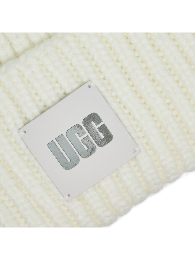 Шапкa Ugg Chunky Rib Beanie 20061 Écru | evzuttya.com.ua