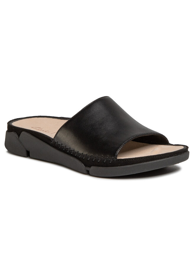 Clarks Pantoletten Clarks Tri Slide 261487634 Schwarz