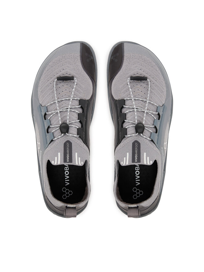 Vivo Barefoot Маратонки за бягане Vivo Barefoot Primus Trail Knit Fg 309099 Сив