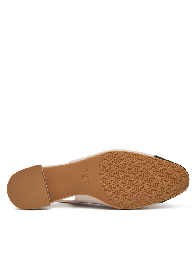 Stuart Weitzman Sandały Stuart Weitzman Sleek Bow SJ075 Beżowy