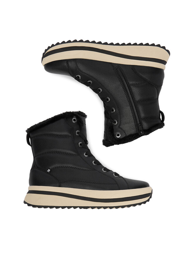 Rieker Schnürschuhe Rieker CEO-W3872-00 Schwarz