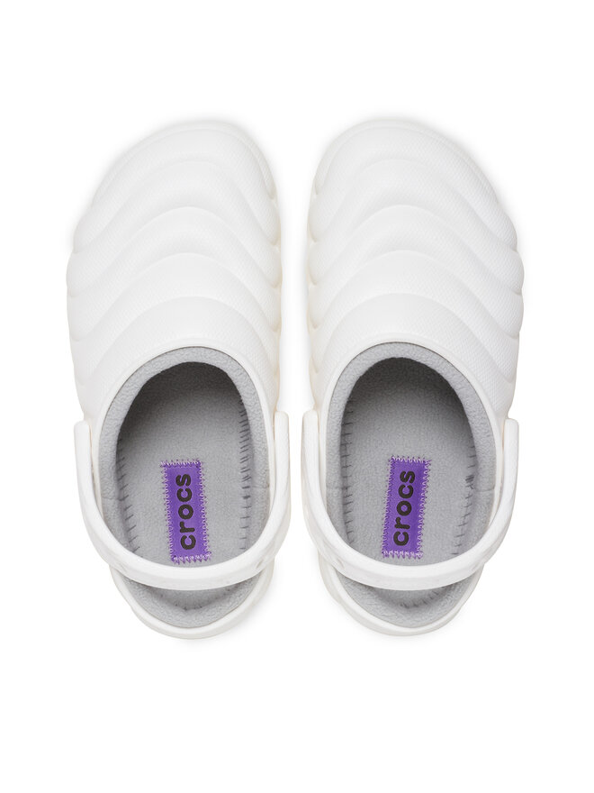 Crocs Iešļūcenes Crocs Classic Lined Overpuff Clog 210059 Balts