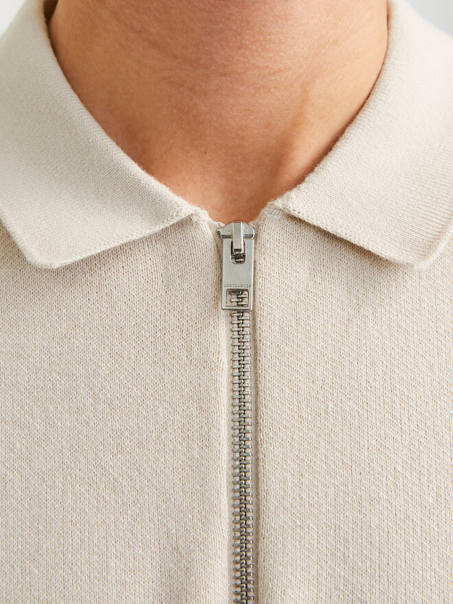 Jack&Jones Jack&Jones Pólóing Troy 12269617 Bézs Relaxed Fit