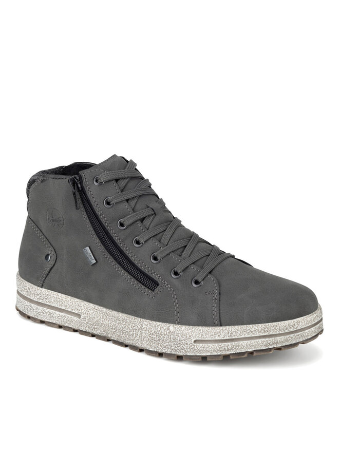 Rieker Šnurovacia obuv Rieker 30721-45 Sivá