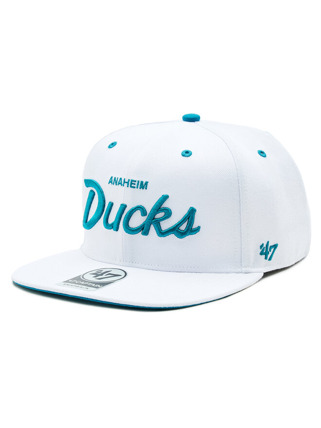 47 Brand Czapka z daszkiem 47 Brand NHL Anaheim Ducks Crosstown Pop '47 CAPTAIN H-CRSPP25WBP-WH Biały