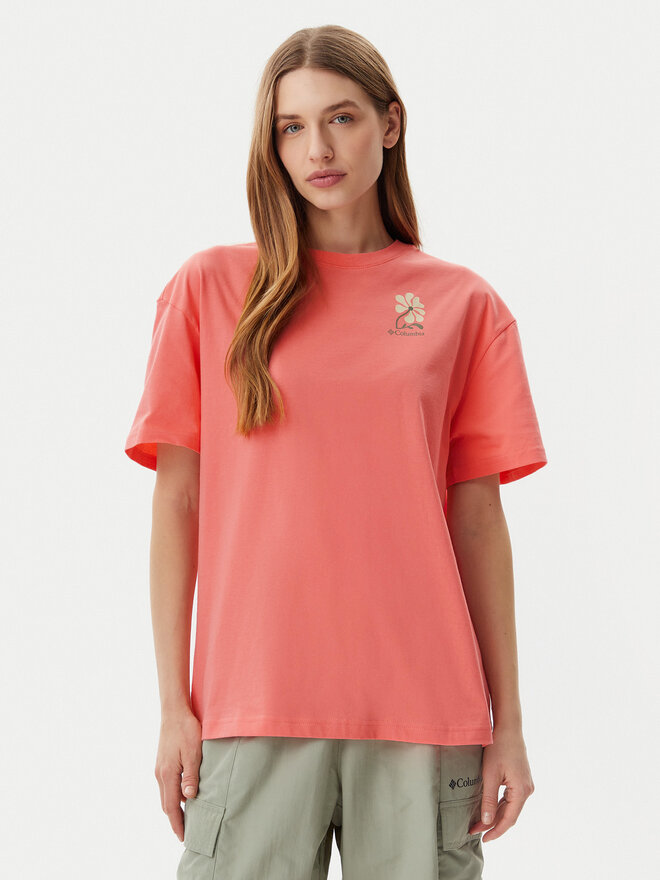 Columbia Columbia Majica Rolling Bend™ Graphic 2120031 Roza Oversize