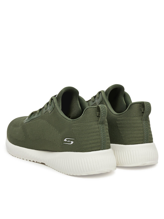Skechers Sneakersy Skechers Bobs Squad-Tough Talk 32504/DKGR Zielony