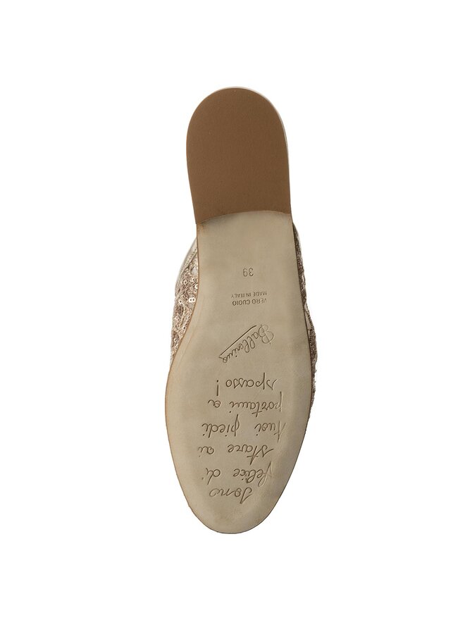 Hego's Milano Pantoletten Hego's Milano 1024 Goldfarben