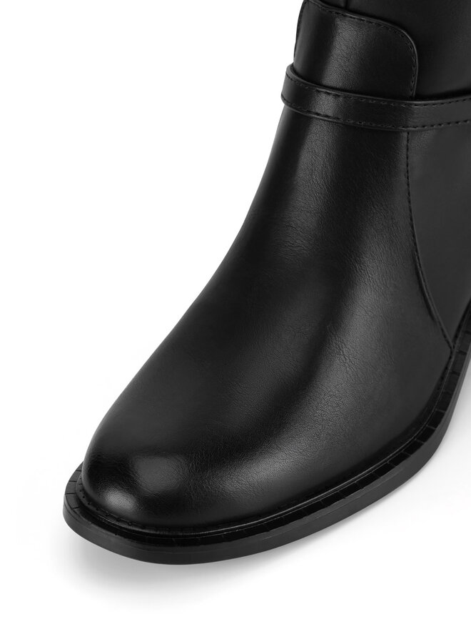DeeZee Kozačky DeeZee HY2T609-2 Černá