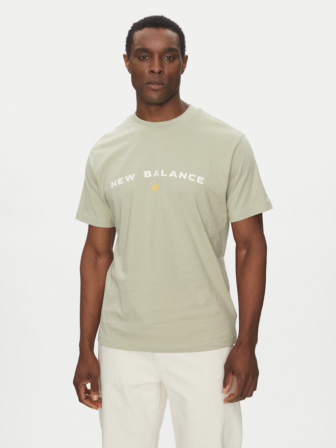 New Balance New Balance T-Shirt Reimagined Graphic MT51506 Grün Relaxed Fit