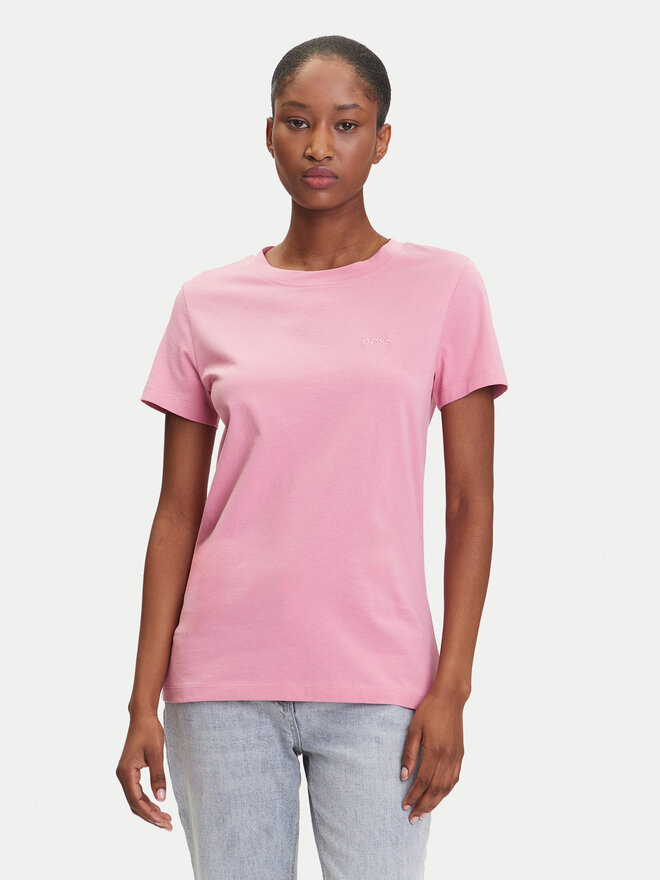 BOSS BOSS T-Shirt C_Esogo_1 50506973 Rosa Slim Fit