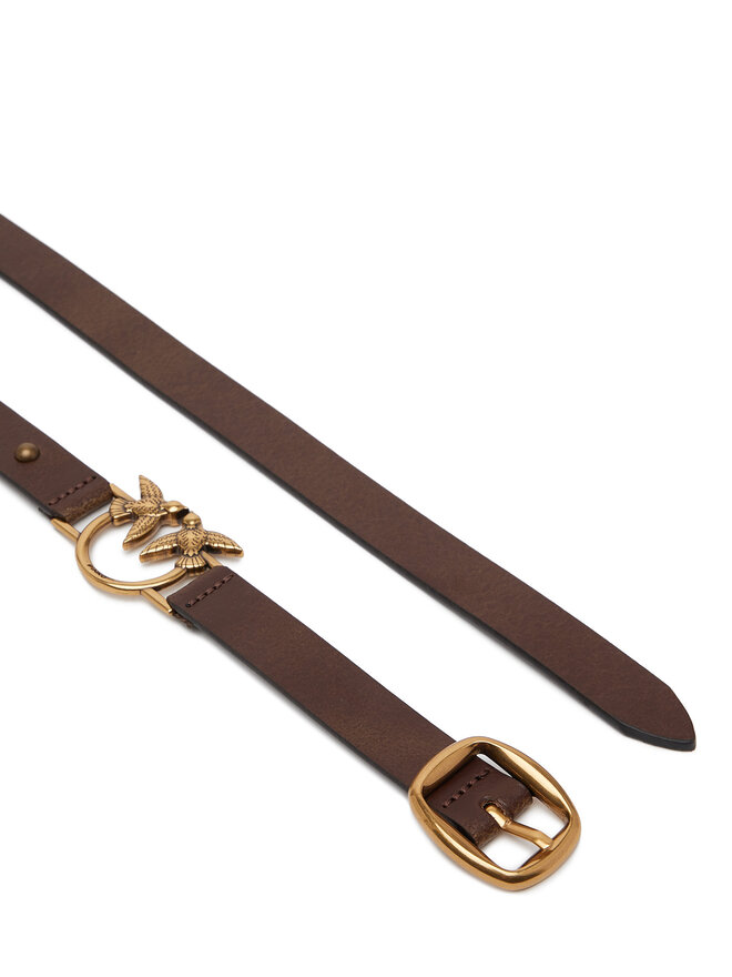 PINKO Pasek Damski PINKO Dita H2 Belt 20251 PLT01 104796 A2GG Brązowy