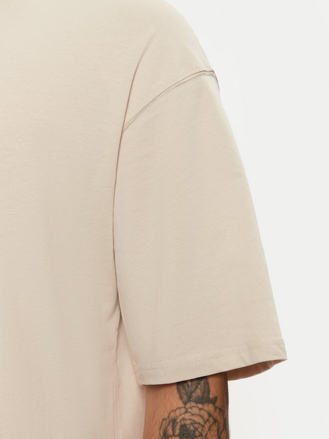 Jack&Jones Jack&Jones Marškinėliai Charge 12259975 Smėlio Oversize