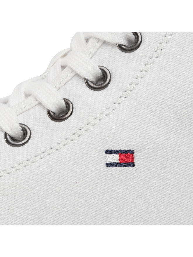 Tommy Hilfiger Sneakers Tommy Hilfiger Core Corporate High Textile Snk FM0FM02825 Weiß