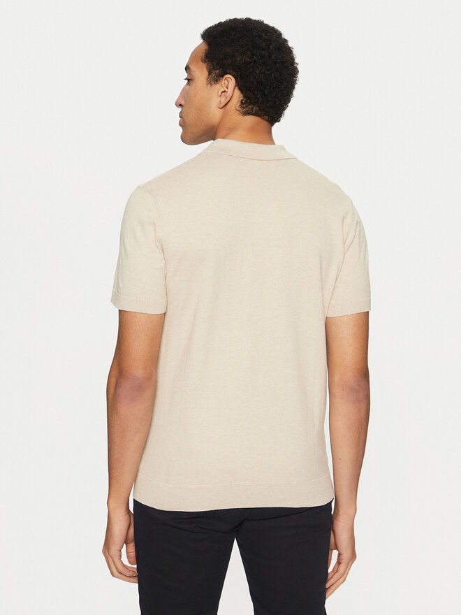 Selected Homme Selected Homme Поло 16092437 Бежевий Regular Fit