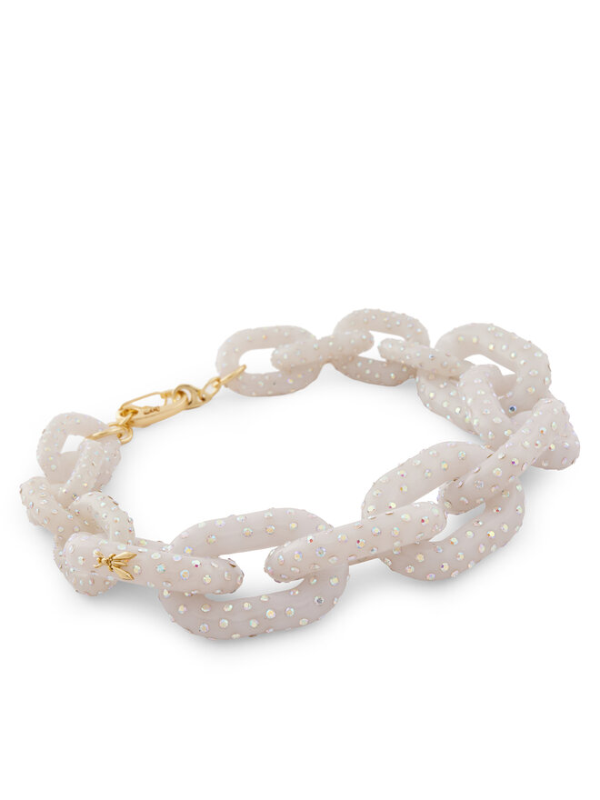 Elisabetta Franchi Κολιέ Elisabetta Franchi 2J2518/V037-S623 Λευκό