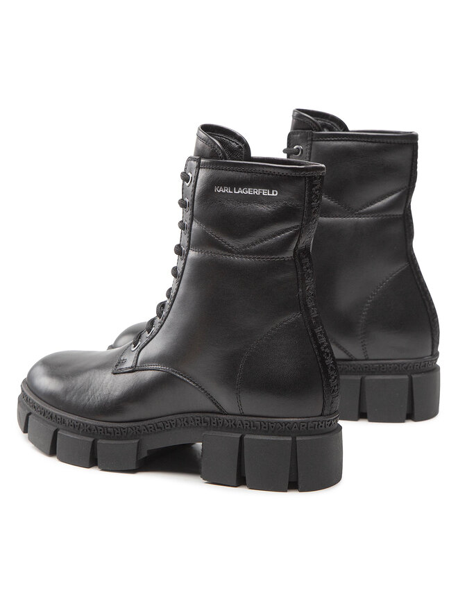 KARL LAGERFELD Polokozačky KARL LAGERFELD KL43250 Černá
