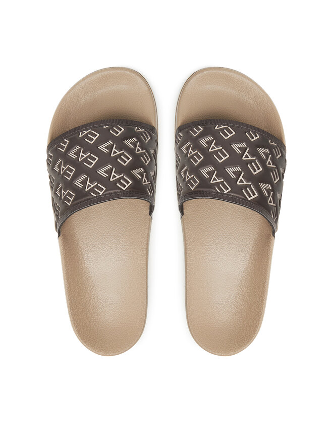 EA7 Emporio Armani Klapki EA7 Emporio Armani 7X000109 AF15125 M6088 Brązowy