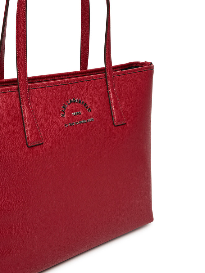KARL LAGERFELD Ročna torba KARL LAGERFELD A3W30314 Rdeča