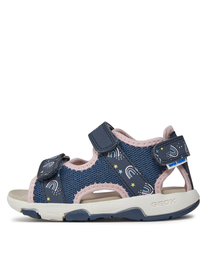 Geox Sandale Geox B Sandal Multy Girl B450DA 0ASCE CF48T M Tamnoplava