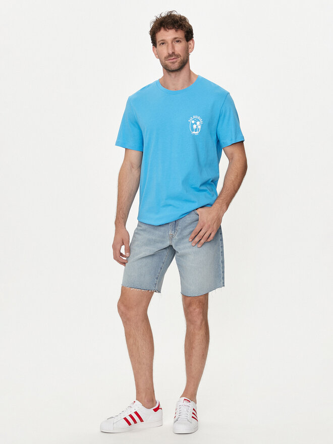 Gap Gap Marškinėliai 624814-00 Mėlyna Regular Fit