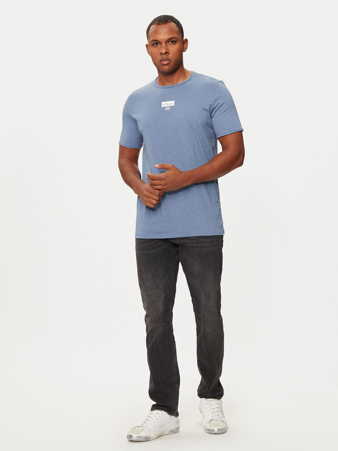 s.Oliver s.Oliver Camiseta 2150054 Azul Regular Fit