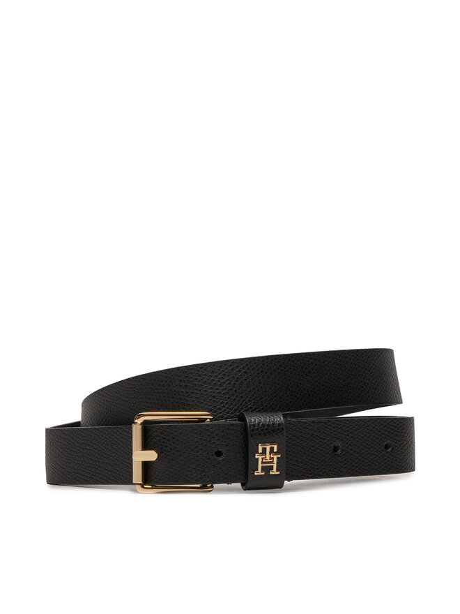 Tommy Hilfiger Dámsky opasok Tommy Hilfiger Heritage 2.5 AW0AW16350 Čierna