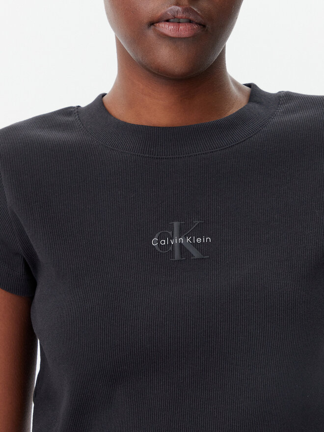 Calvin Klein Jeans Calvin Klein Jeans T-Shirt LV047AB802 Μαύρο Regular Fit