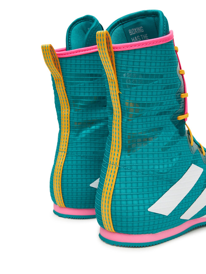 Боксерське взуття adidas Box Hog 4 JR5382 Зелений | evzuttya.com.ua