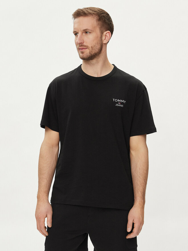 Tommy Jeans Tommy Jeans T-Shirt DM0DM18872 Μαύρο Regular Fit