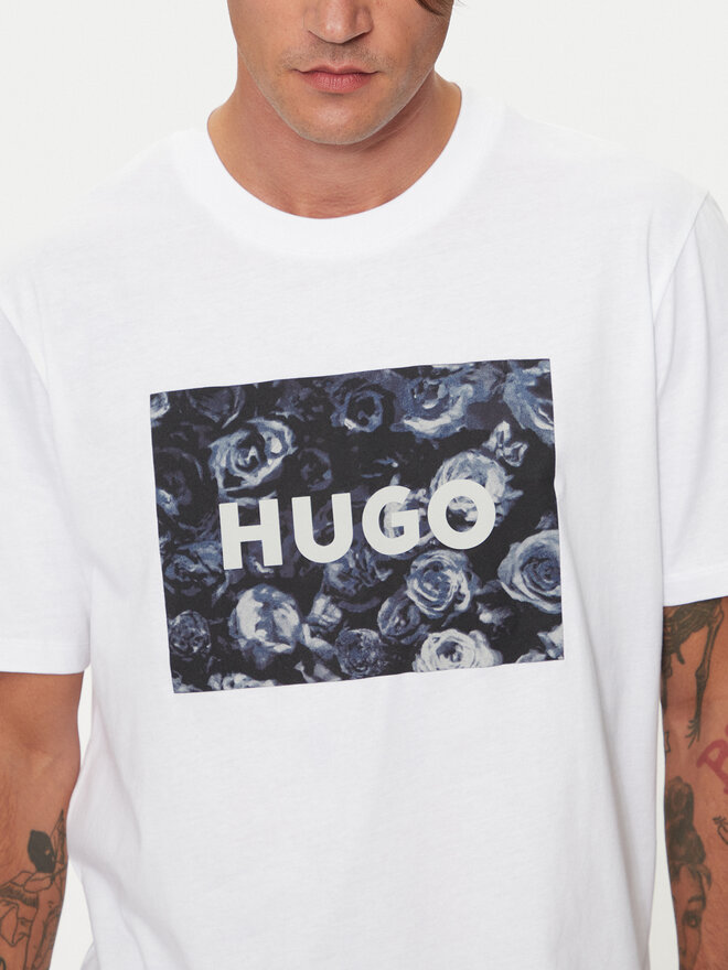 HUGO HUGO Camiseta 50523999 Blanco Regular Fit