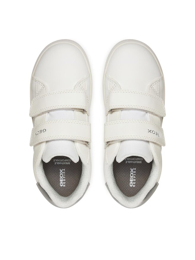 Geox Sneakersy Geox J Eclyper Girl J45LRA 000BC C0007 S Biały