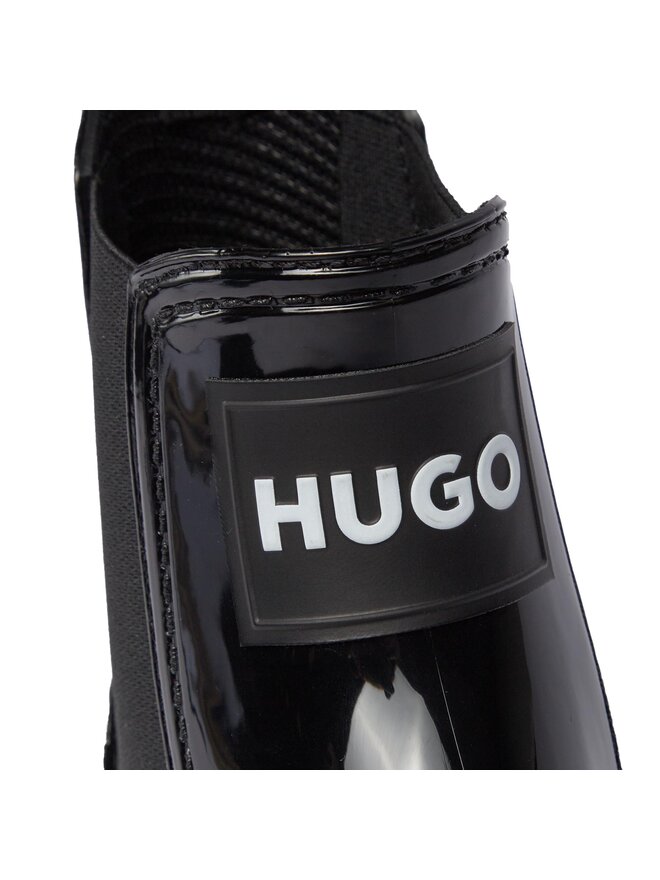 HUGO Гумени ботуши Hugo Tabita Rain Bootie 50498397 10222177 01 Черен