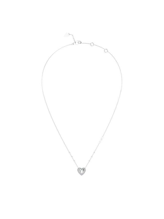 Guess Naszyjnik Guess JUBN05 018JW Srebrny