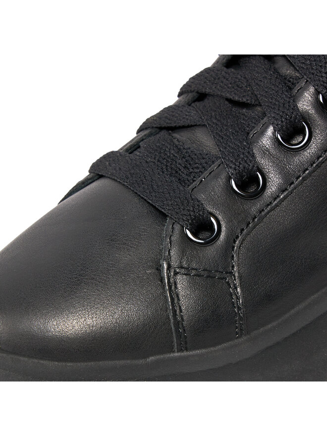 Geox Schnürschuhe Geox D Spherica Ec4.1 D36TCD 00085 C9999 Schwarz