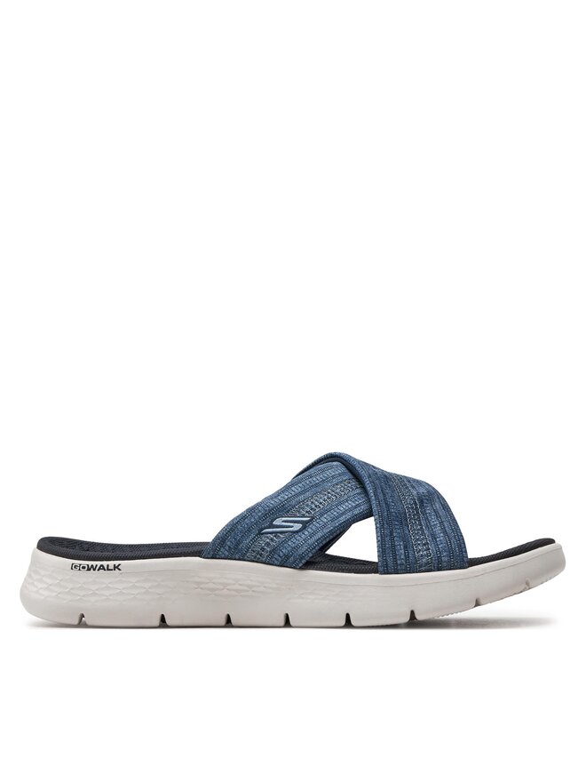 Skechers Klapki Skechers Go Walk Flex Sandal-Impressed 141420/NVY Granatowy