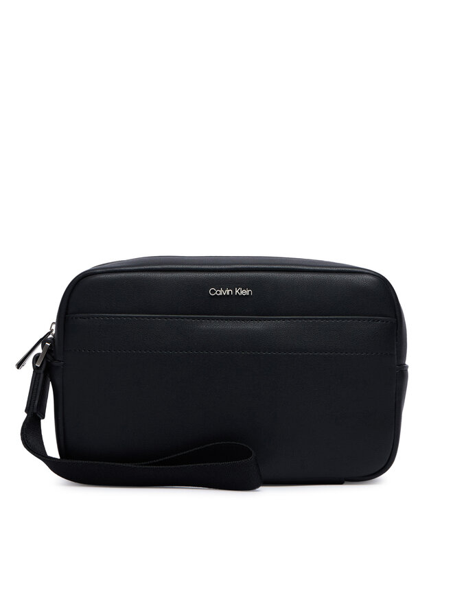 Calvin Klein Umhängetasche Calvin Klein Raised Pouch W/ Handle LV04D1277G Schwarz