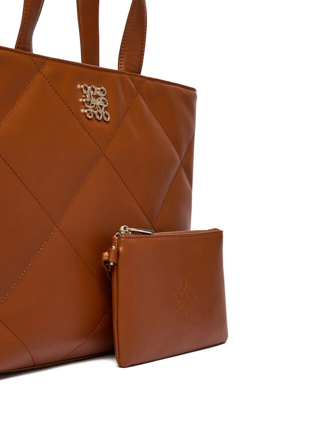 Nine West Handtasche Nine West CEO-IVORY LANE-LDA9198 Hellbraun