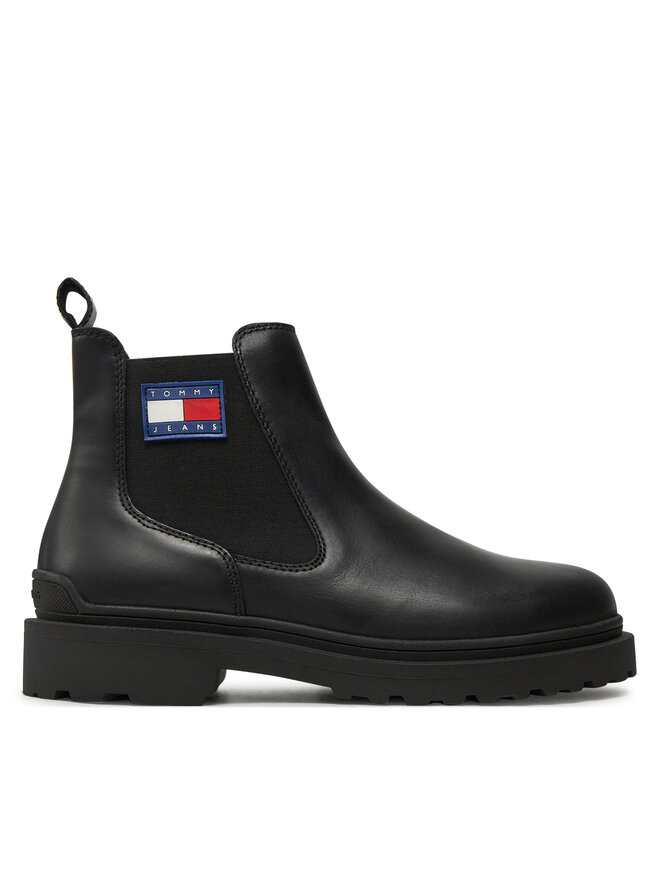 Tommy Jeans Боти тип челси Tommy Jeans EM0EM01448 Черен