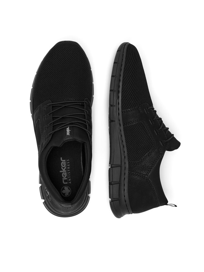 Rieker Sneakersy Rieker B7796-01 Čierna