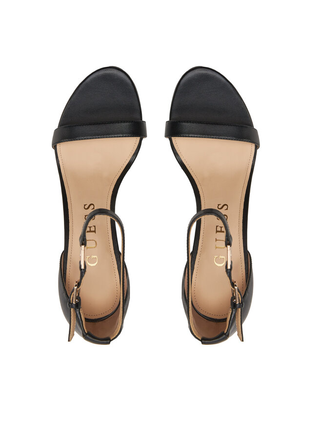 Guess Сандали Guess Kabail FL8KIL LEA03 Черен
