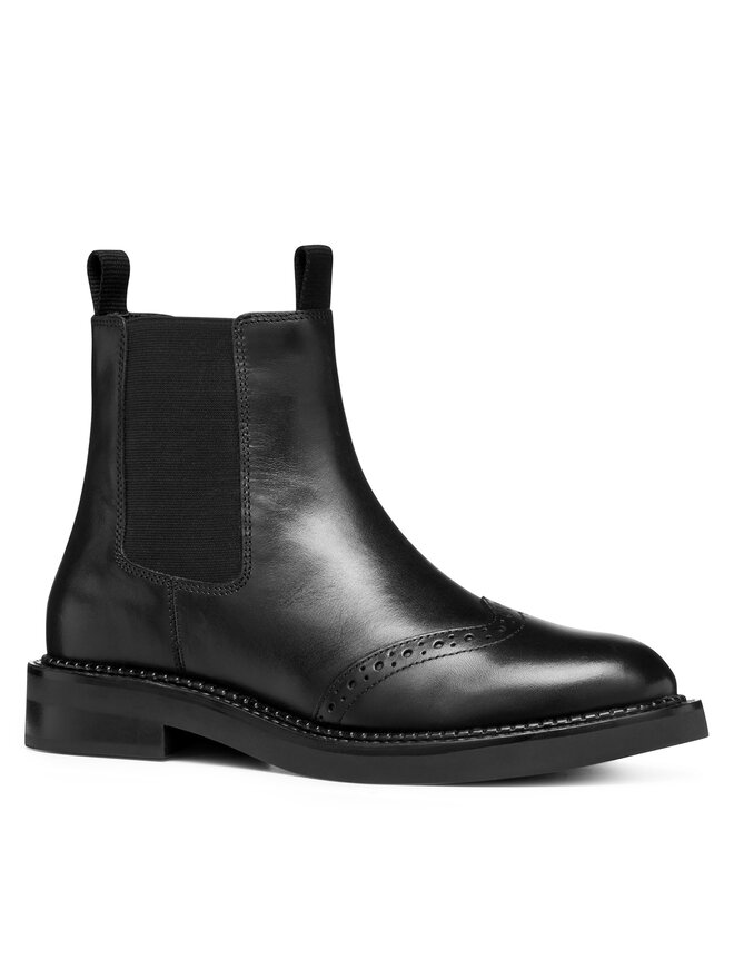 Geox Μποτάκια με λάστιχο Geox D Serilda D56WYC 00043 C9999 Μαύρο