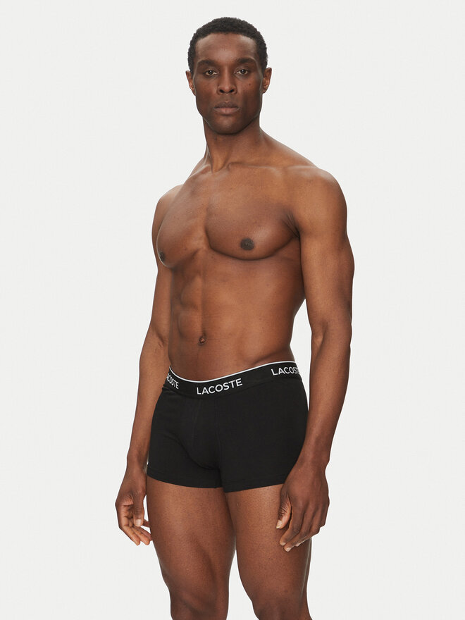 Lacoste Lacoste 3 darab boxer 5H1300 Fekete