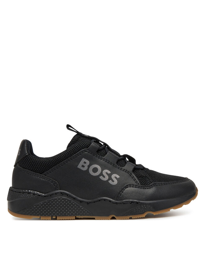 BOSS Sneakersy BOSS J51648 M Černá