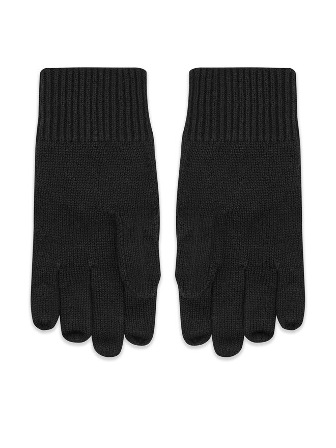 Tommy Hilfiger Rękawiczki Męskie Tommy Hilfiger Essential Flag Knitted Gloves AM0AM11048 Czarny