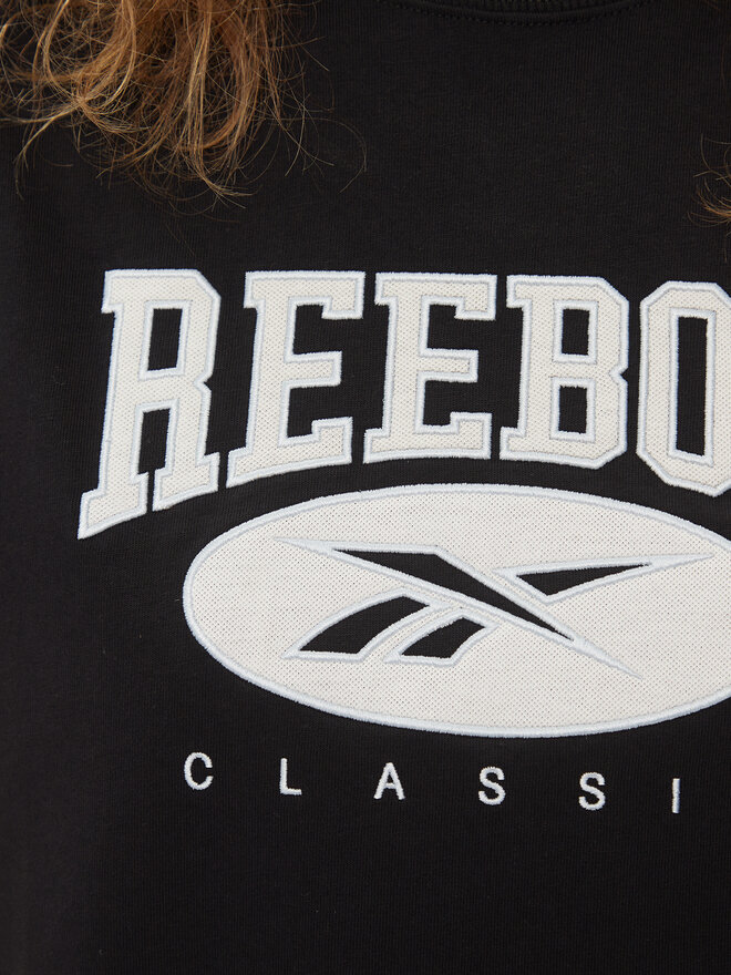 Reebok Reebok Marškinėliai Classics Big Logo IL4636 Juoda Regular Fit